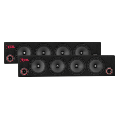 2-pakning Bass Habit Play SPL84, raggarplanke med 8