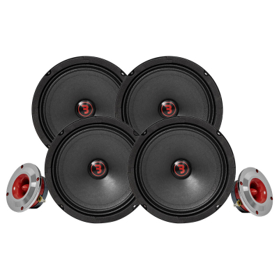 Bass Habit Rebel SR165M med SR25T, SPL-pakke medium