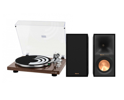 Dayton Audio TT-1BTB med Klipsch R-50PM, vinylpakke
