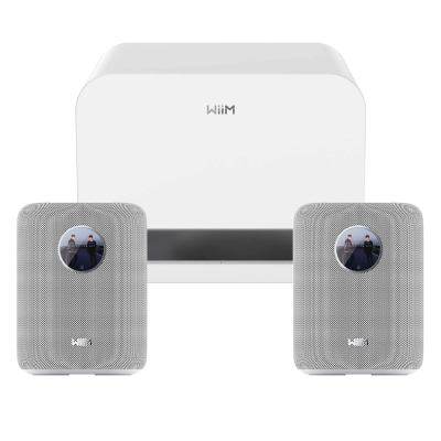 2-pakning WiiM Sound med WiM Sub Pro, hvit