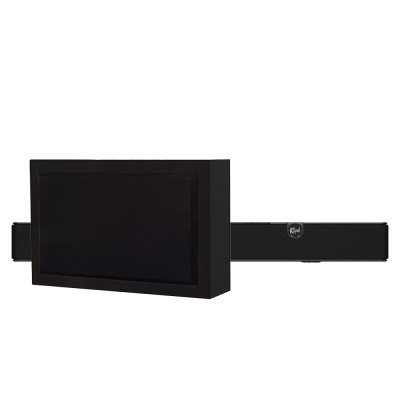 Klipsch Flexus Core 100 & DLS Flatsub 8.2, 2.1 lydplankepakke med subwoofer