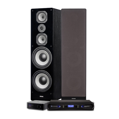Crown XLS-1002 med Wiim Ultra og Dynavoice Challenger M-105, stereopakke