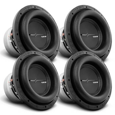 4-pakke DS18 ZXI8.2D, langslående 8 tommers basselement