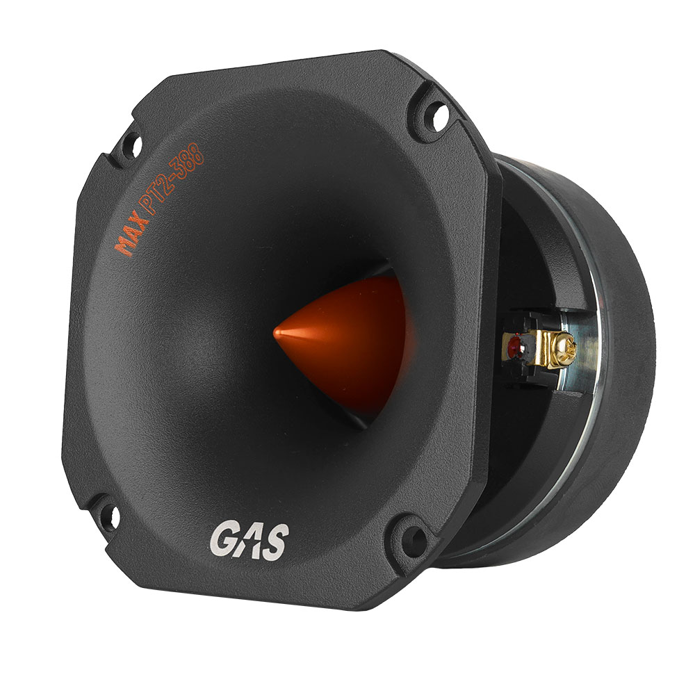Kjøp GAS MAX PT2-388 galet tung horndiskant, 8 Ohm hos BRL!