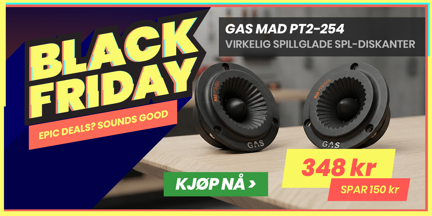 GAS MAD PT2-254, frekk SPL-diskant