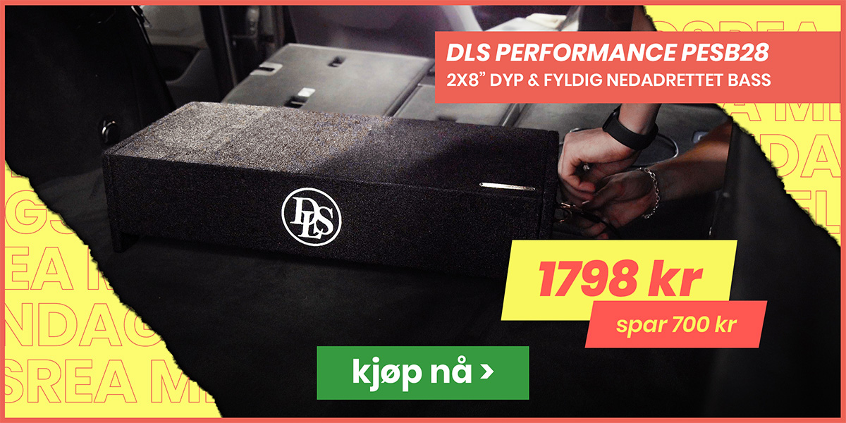 DLS Performance PESB28, 2x8 tommers nedovervendt basskasse