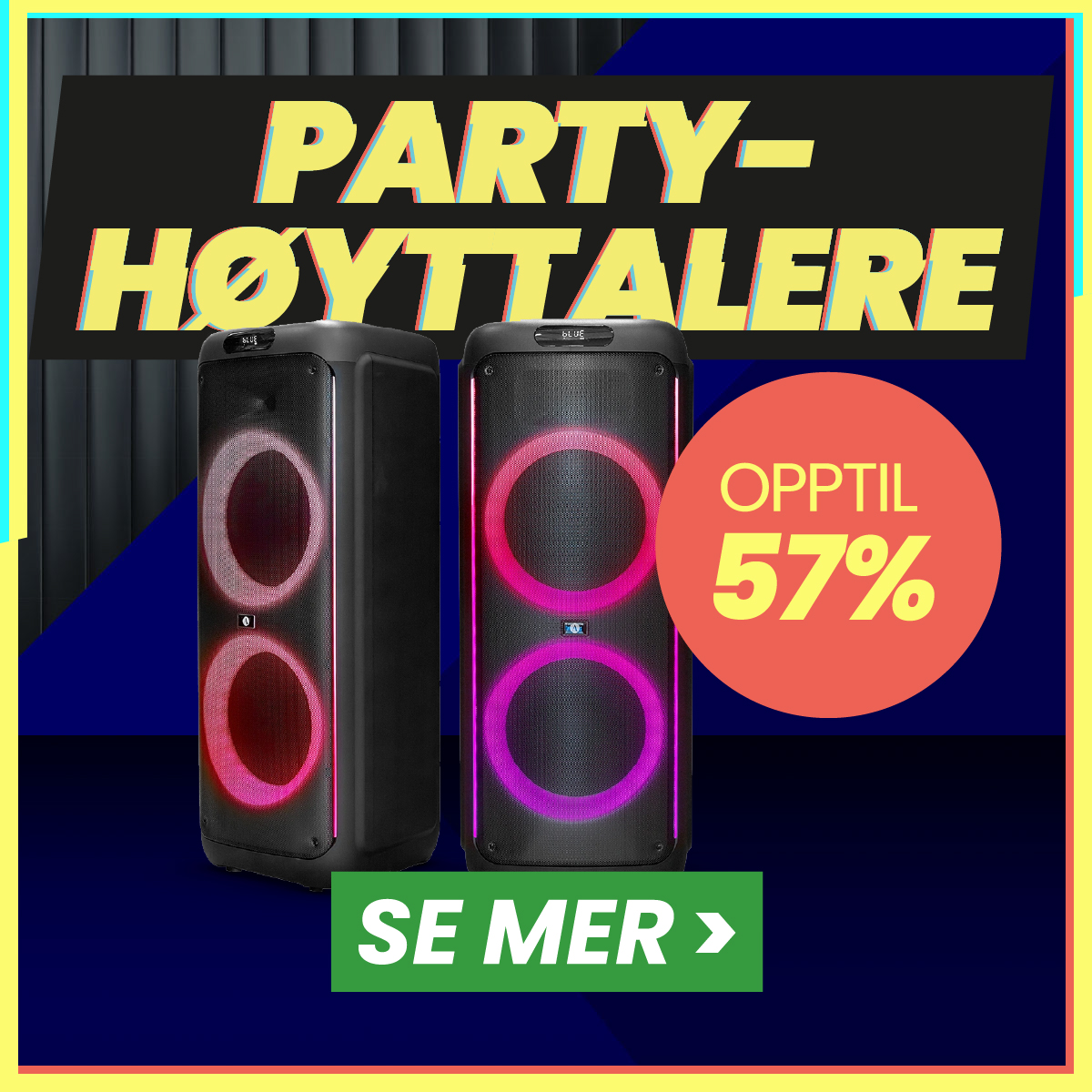 Partyhøyttalere