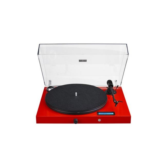 Pro-Ject Jukebox E1, platespiller med innebygd forsterker, rød