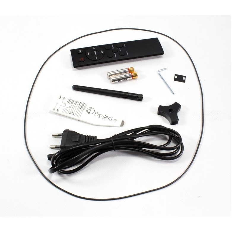 Pro-Ject Jukebox E1, platespiller med innebygd forsterker, rød