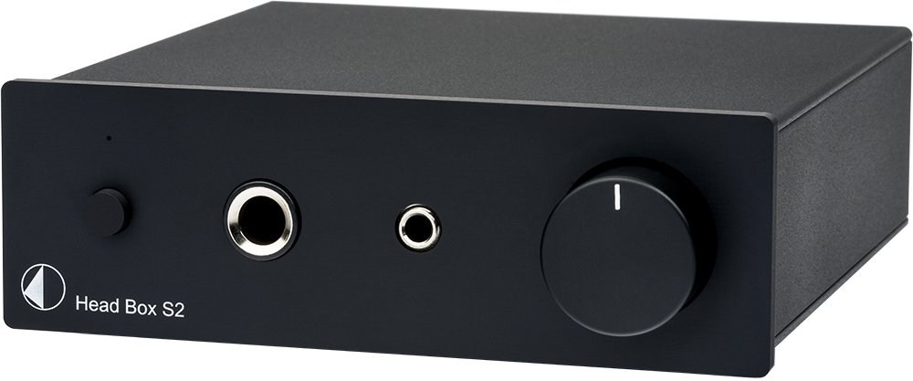 Pro-Ject Head Box S2, svart hodetelefonforsterker