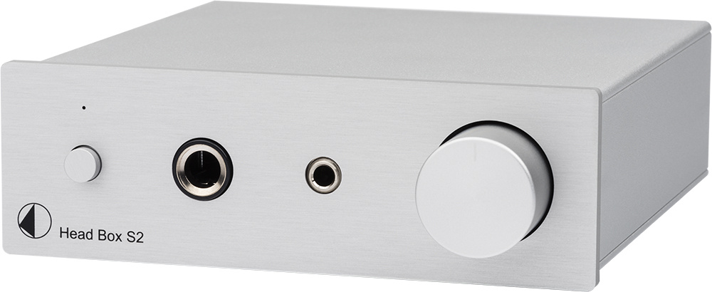 Pro-Ject Head Box S2, sølv hodetelefonforsterker