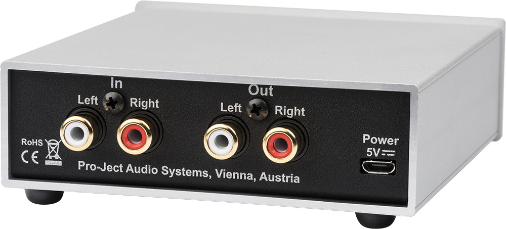 Pro-Ject Head Box S2, sølv hodetelefonforsterker