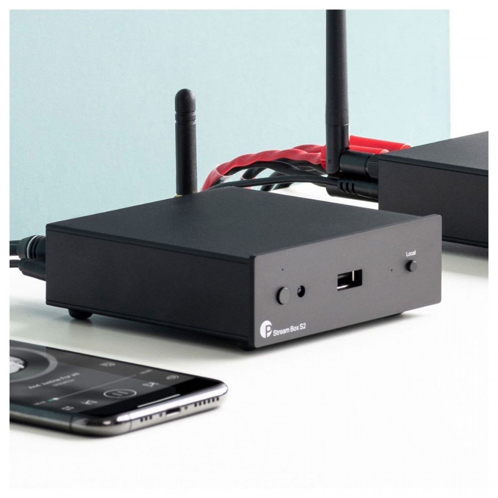 Pro-Ject Stream Box S2, nettverksspiller, svart
