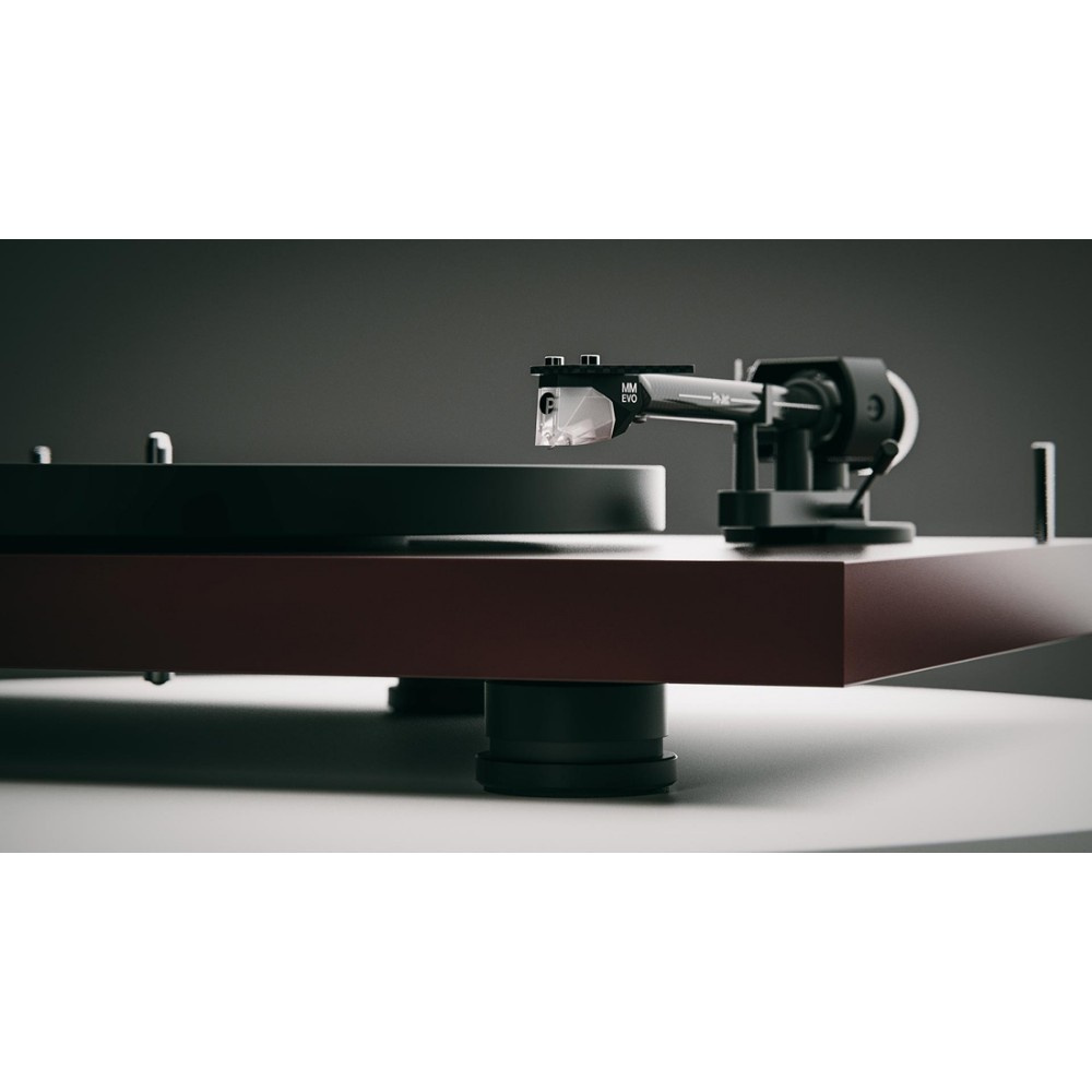 Pro-Ject Debut EVO 2 platespiller Pick-It MM EVO-pickup, matt vinrød
