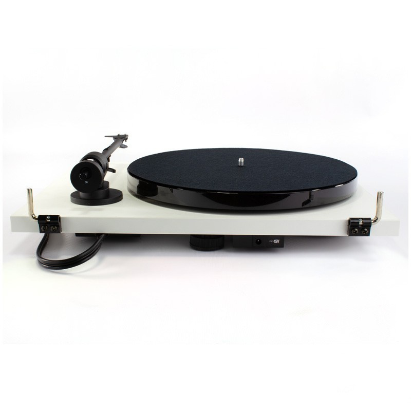 Pro-Ject E1 platespiller med AT3600L-pickup, pianohvit