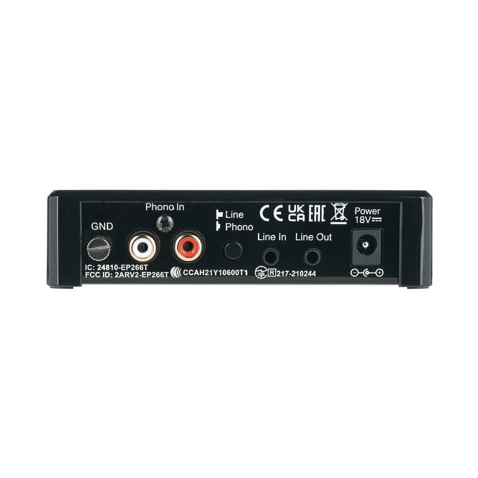 Pro-Ject Phono Box E BT5, RIAA-trinn med Bluetooth, svart