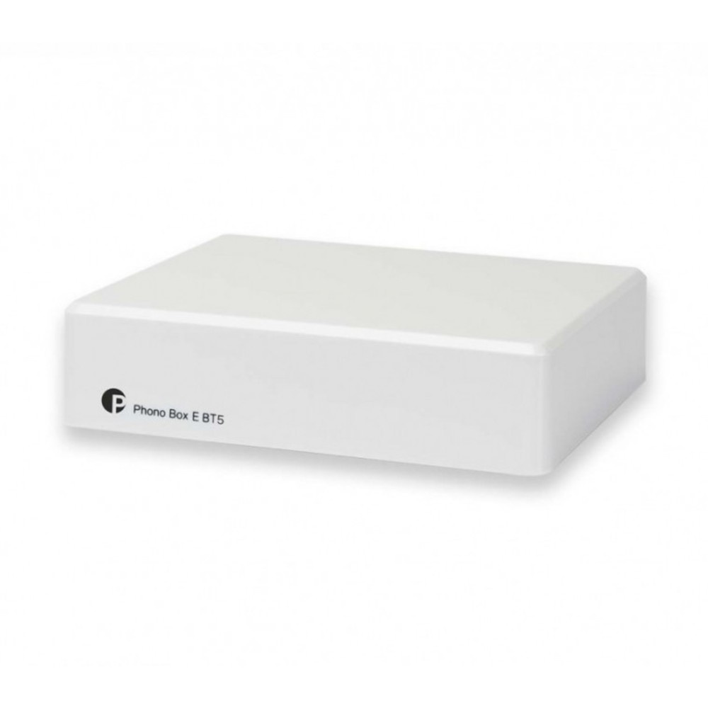 Pro-Ject Phono Box E BT5, RIAA-trinn med Bluetooth, hvit