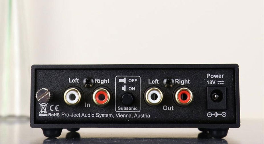 Pro-Ject Phono Box S2 RIAA-trinn, svart