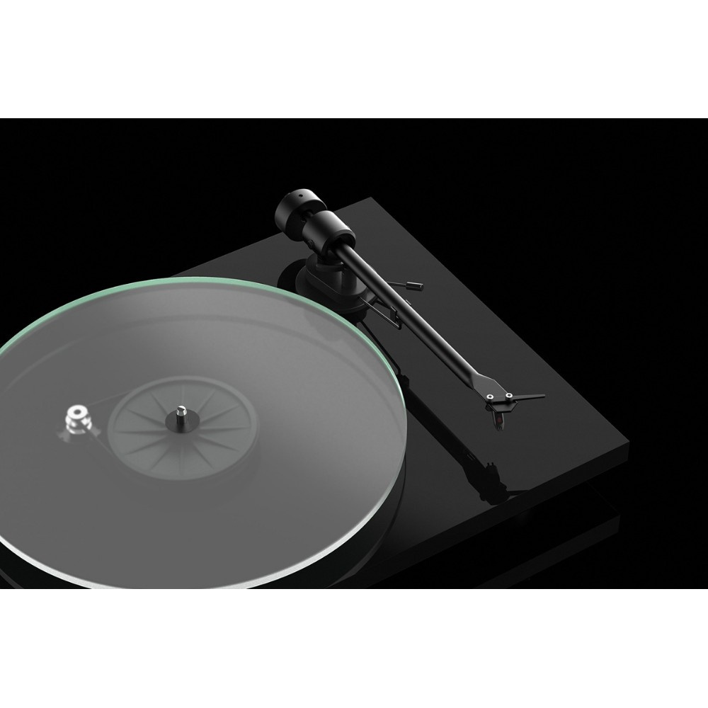 Pro-Ject T1 EVO platespiller med OM10-pickup, pianolakk svart