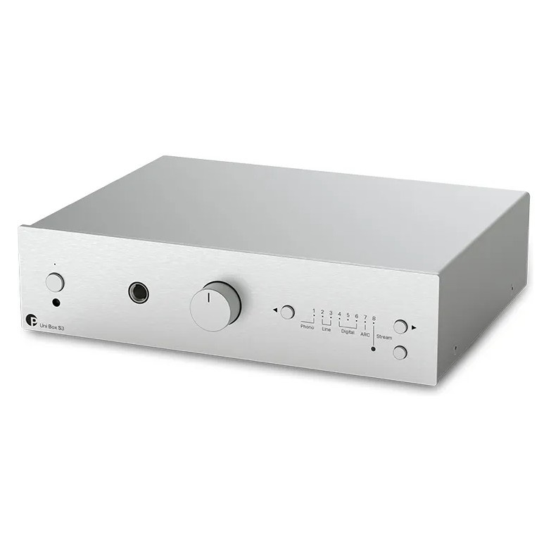 Pro-Ject Uni Box S3 strømmingsforsterker, sølv