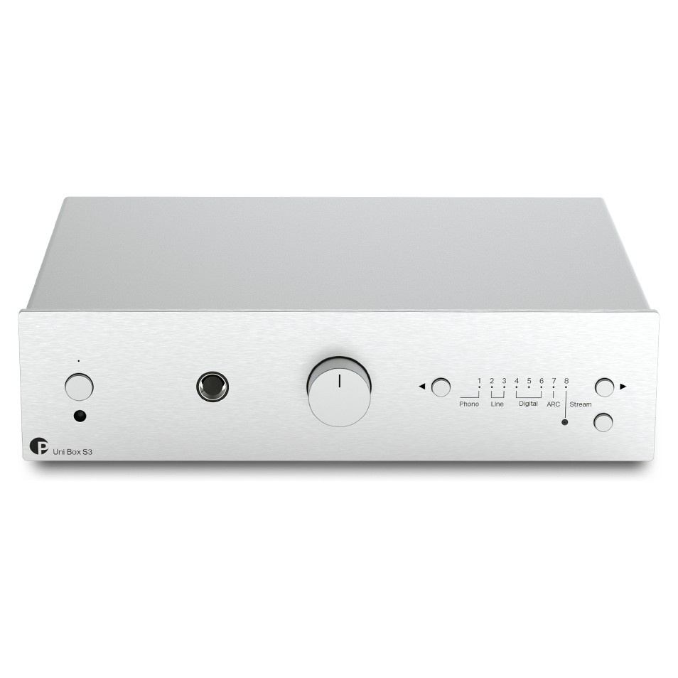 Pro-Ject Uni Box S3 strømmingsforsterker, sølv