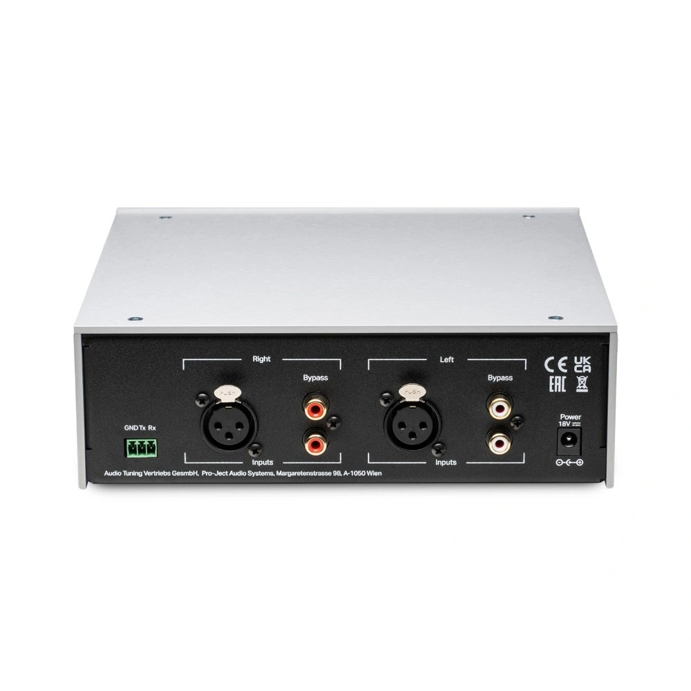 Pro-Ject Head Box DS3 B, balansert hodetelefonforsterker, sølv