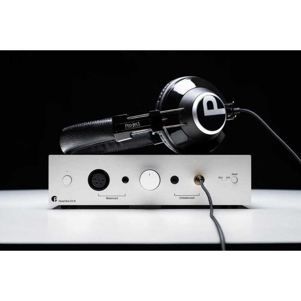 Pro-Ject Head Box S3 B, balansert hodetelefonforsterker, sølv