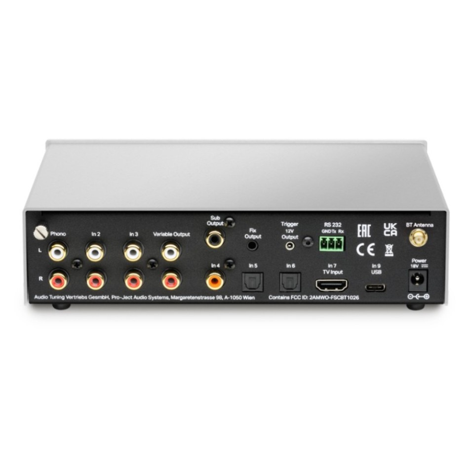 Pro-Ject Pre Box S3, kompakt forforsterker, sølv