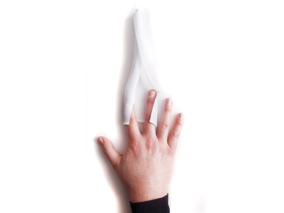 Selvstengende kabelstrømpe Svart