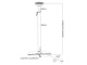 Multibrackets M Projector Mount HD 970-1500 mm, projektorfeste til taket Multibrackets M Projector Mount HD 970-1500 mm, projektorfeste til taket