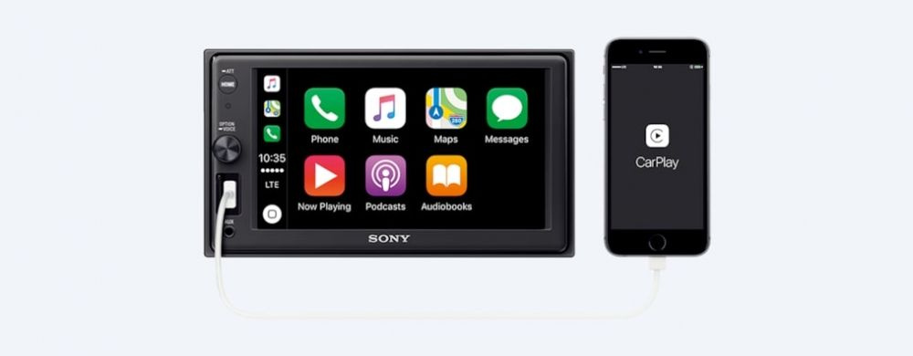Sony XAV-AX1000, smart bilstereo med Bluetooth
