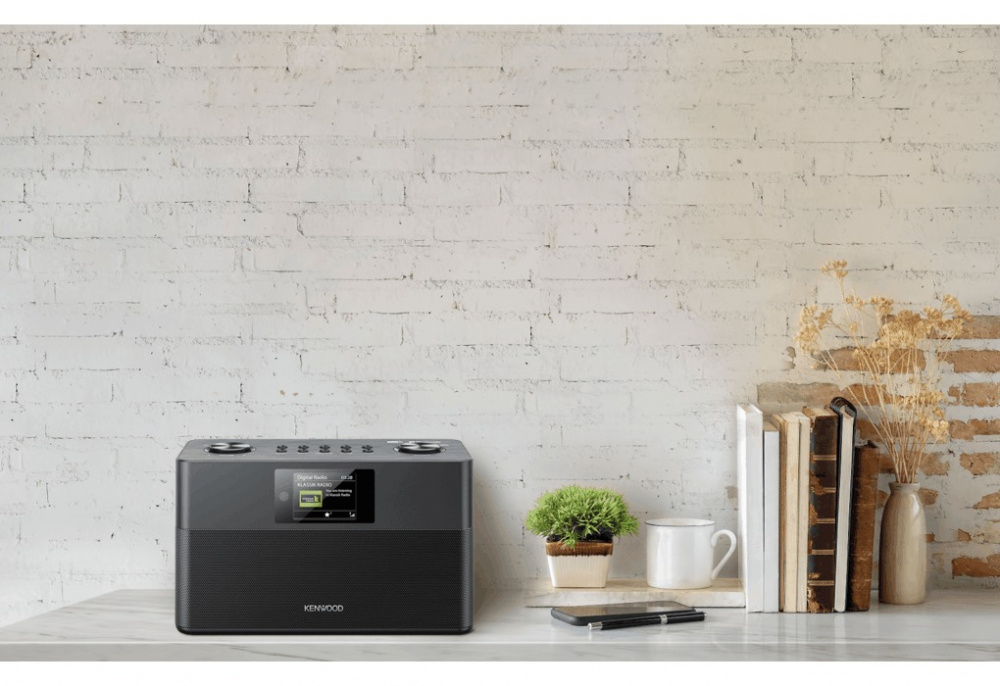 Kenwood CR-ST80DAB-B, svart kompakt radio med DAB+ & Bluetooth