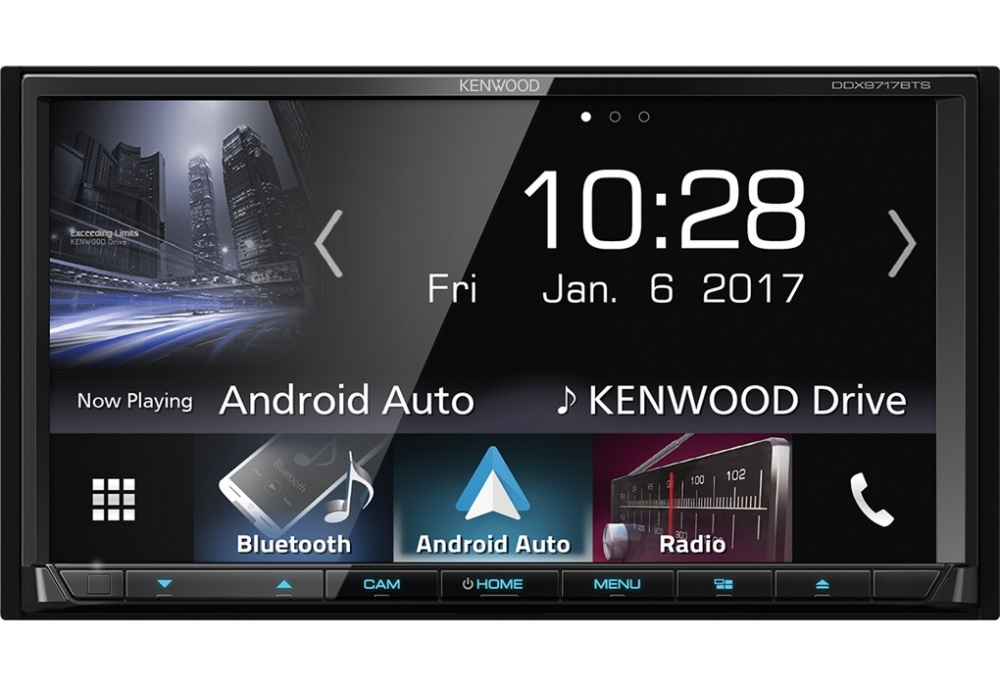Kenwood DDX9717BTS, smart bilstereo med Bluetooth, CD, USB og AUX