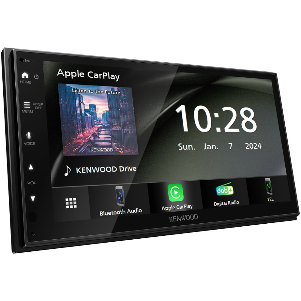 Kenwood DMX5023DABS, bilstereo med DAB, CarPlay & Android Auto