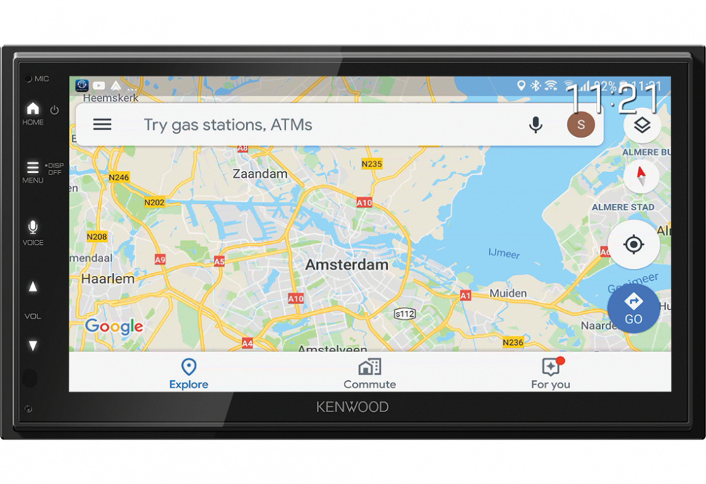 Kenwood DMX6523DABS, bilstereo med trådløs CarPlay & Android Auto, DAB+ og mer