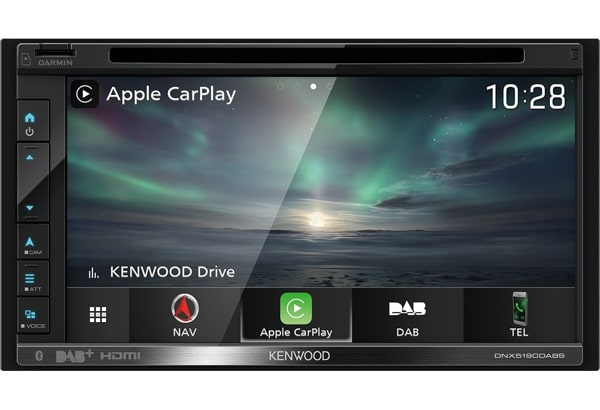Kenwood DNX5190DABS, smart bilstereo med navigation, DAB+ och CD-spelare