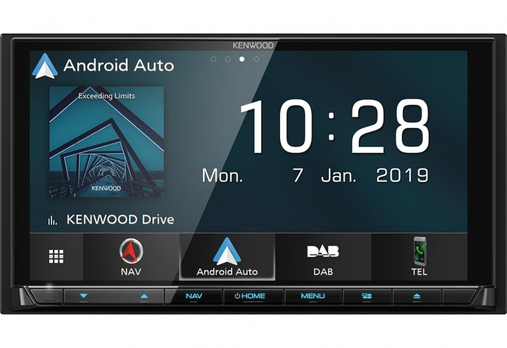 Kenwood DNX-9190DABS, smart bilstereo med navigasjon, DAB+ og Bluetooth