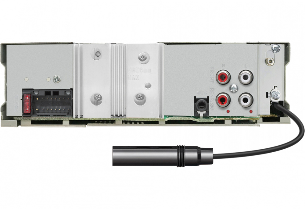 Kenwood KMM-BT508DAB, bilstereo med Bluetooth, DAB+ og 2 par lavt nivå