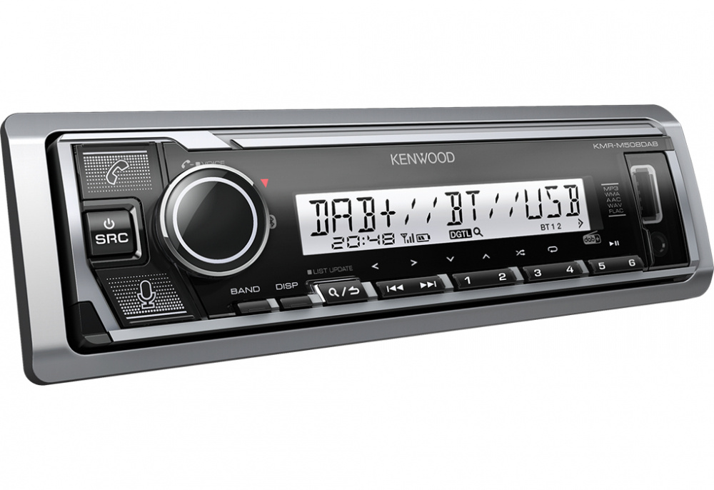 Kenwood KMR-M508DAB, marinstereo med Bluetooth & DAB+