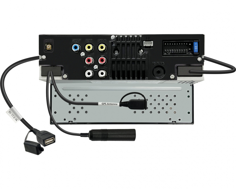 JVC KW-M595DBT, bilstereo med DAB, CarPlay, Android Auto og 2+1 par lavnivå