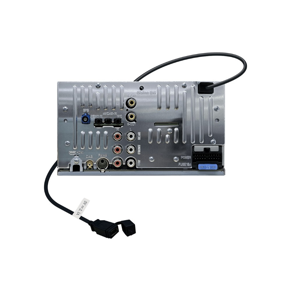 JVC KW-M795DBW, bilstereo med trådløs CarPlay og Android Auto