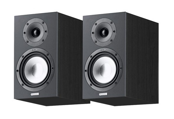 Canton GLE426.2, svarte stativhøyttalere