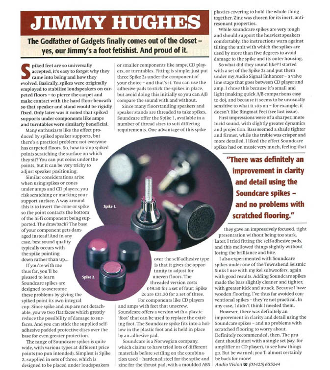 Soundcare Superspikes M6-gjenge 4-pakning