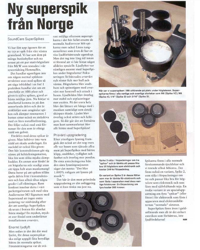 Soundcare Superspike-2 uten gjenger 3-pakk