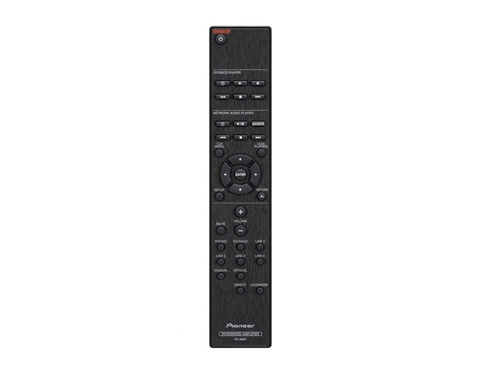 Pioneer A-40AE stereoförstärkare med DAC, svart