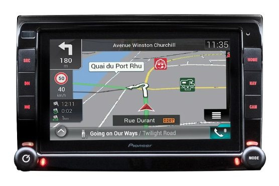 Pioneer AVIC-EVO1-DT2-C-GR, smart bilstereo med DAB og Bluetooth