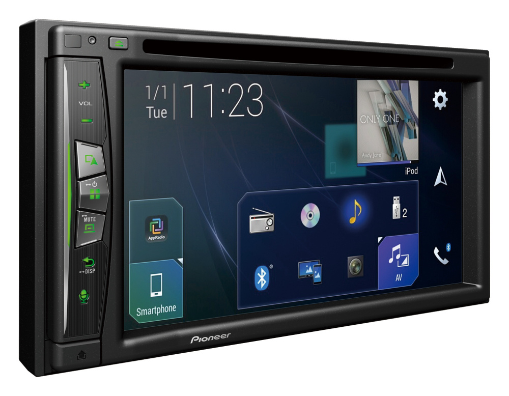 Pioneer AVIC-Z630BT, smart bilstereo med navigasjon og Bluetooth
