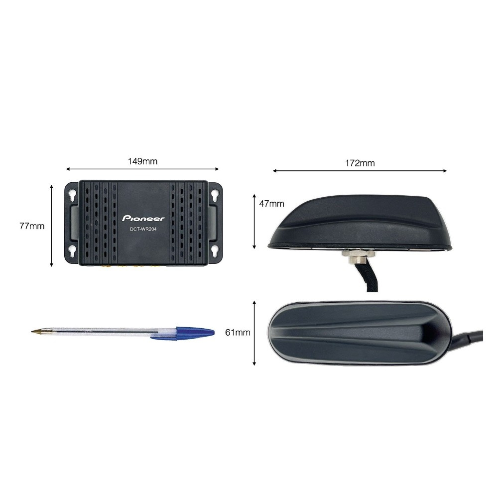 Pioneer DCT-WR204-SH, 4G-antenne/ruterpakke til bobil/campingvogn	