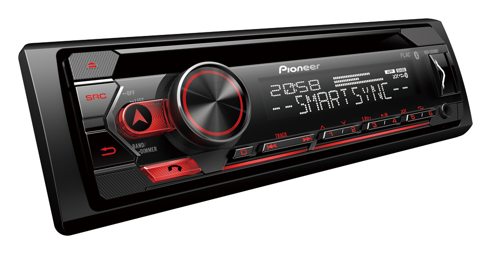 Pioneer DEH-S320BT, bilstereo med Bluetooth