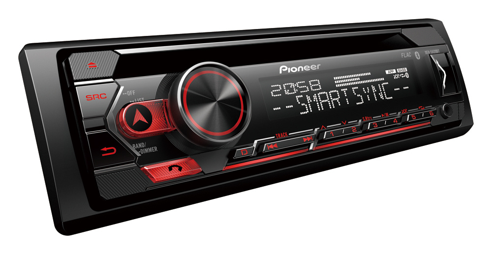 Pioneer DEH-S420BT, bilstereo med Bluetooth, AUX og USB